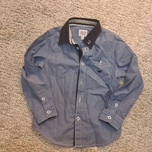 Boys' Blue Striped Shirt